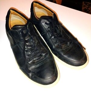 Men's Piloti Shift Italian Grain Leather Driving Shoes Black Made In Portugal 14